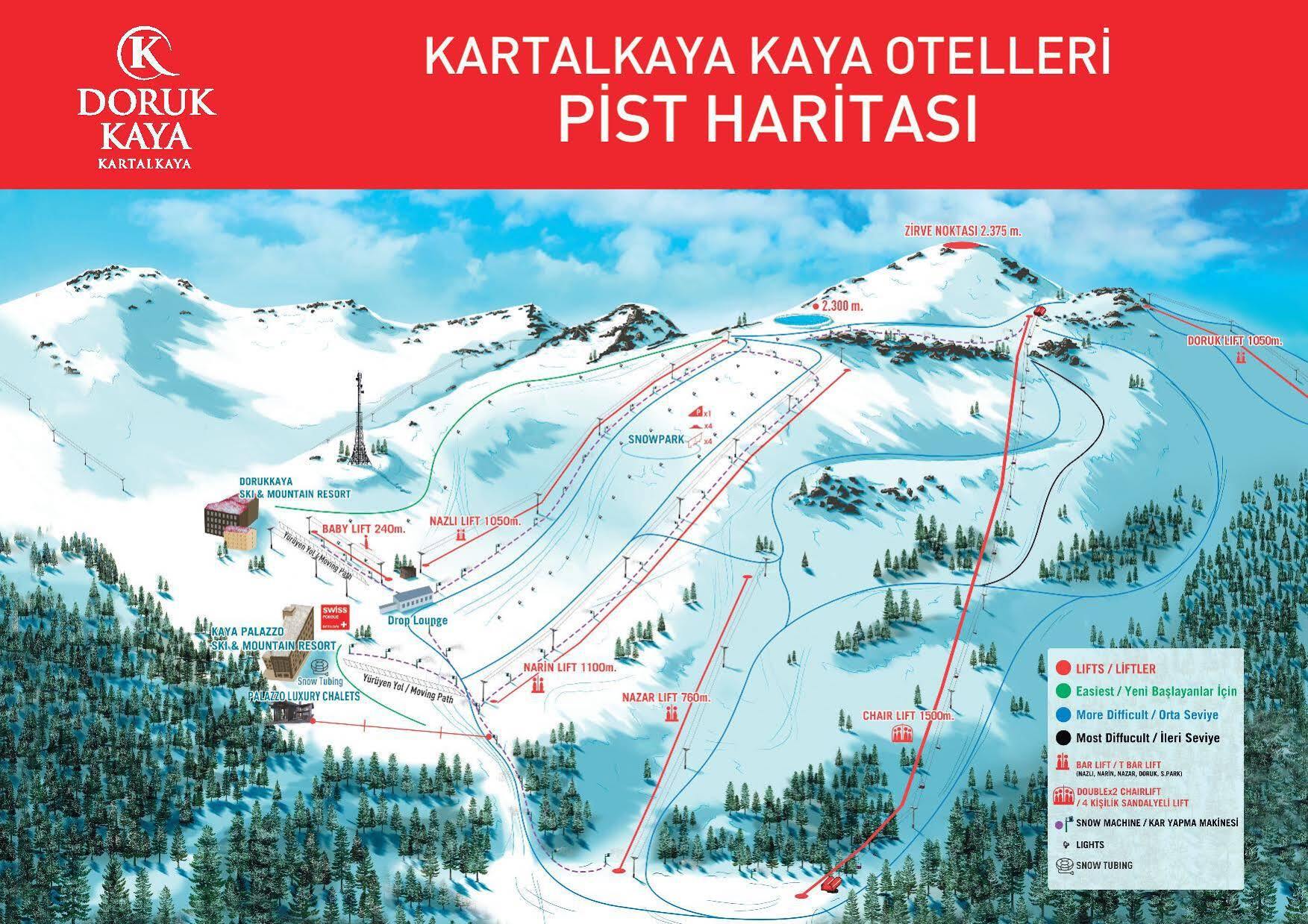 Dorukkaya Ski & Mountain Resort Bolu Eksteriør bilde